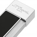 St Dupont - Accendino Twiggy - Lacca Nera - Finiture Cromate