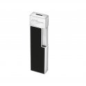 St Dupont - Accendino Twiggy - Lacca Nera - Finiture Cromate