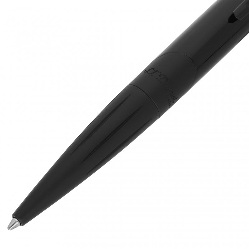 St Dupont - Penna Defi Millenium - Lacca Nera - Cromo Spazzolato