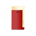 St Dupont - Accendino Slim 7 - Laccato Bordeaux - Finiture Dorate