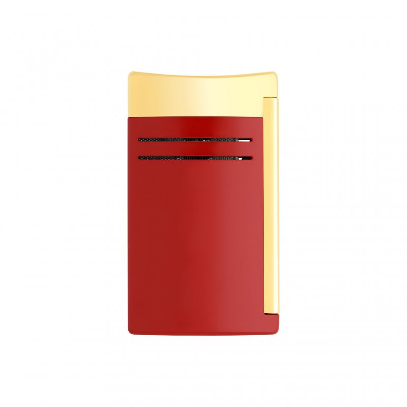 St Dupont - Accendino Maxijet - Laccato Bordeaux - Finiture Dorate