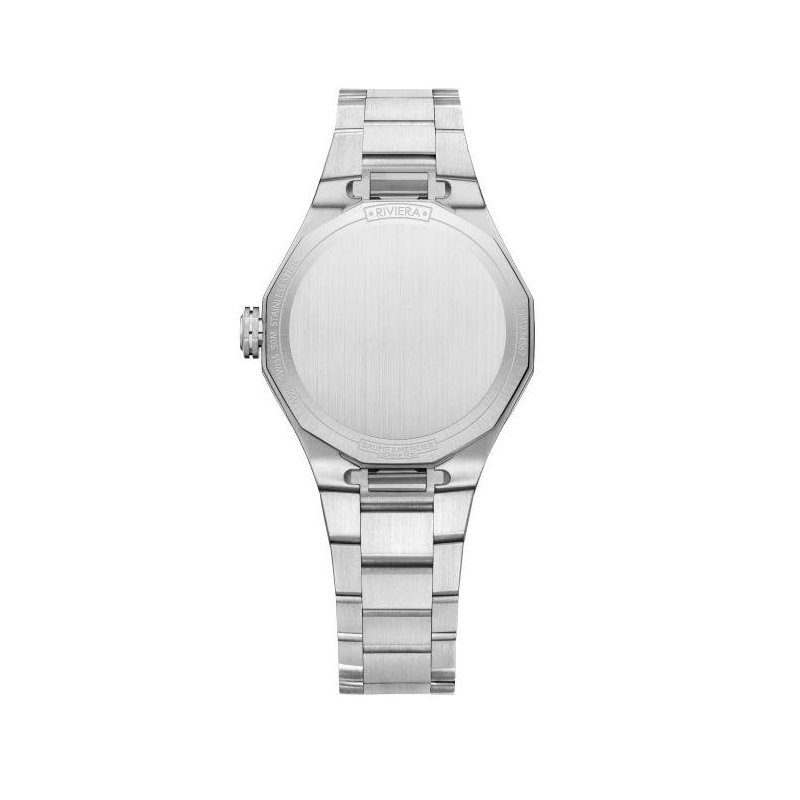 Baume&Mercier - Riviera 33Mm - Acciaio - Quadrante Argento