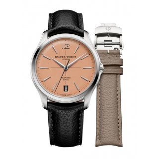 Baume&Mercier - Clifton 10778 - Acciaio - Quadrante Salmone