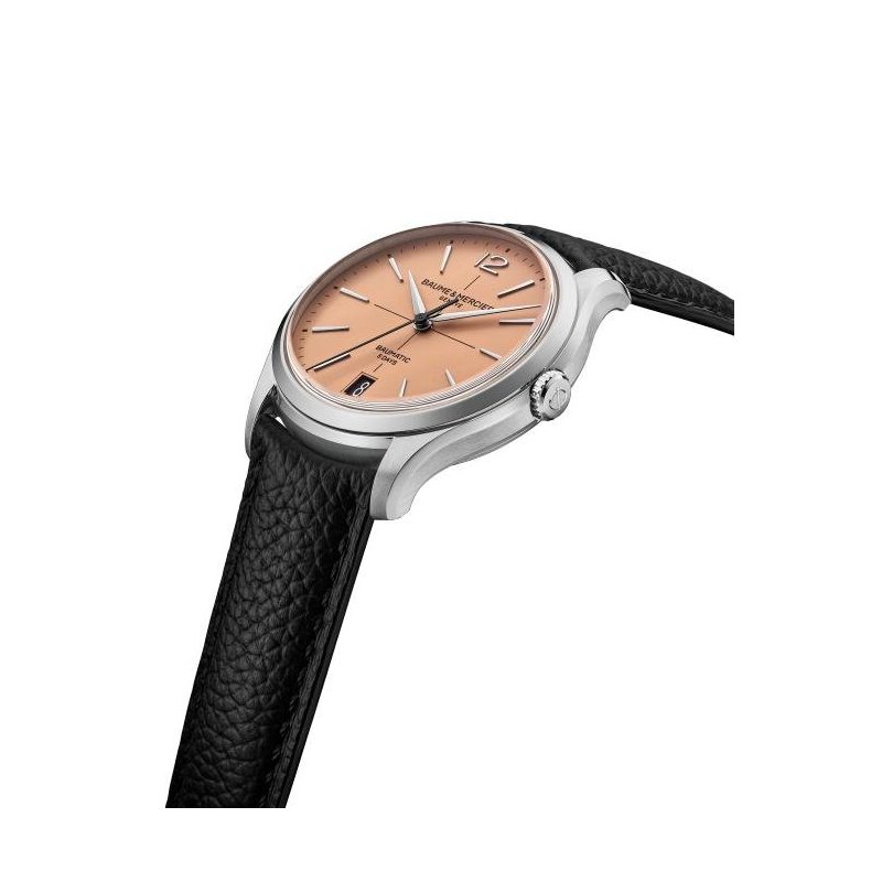 Baume&Mercier - Clifton 10778 - Acciaio - Quadrante Salmone