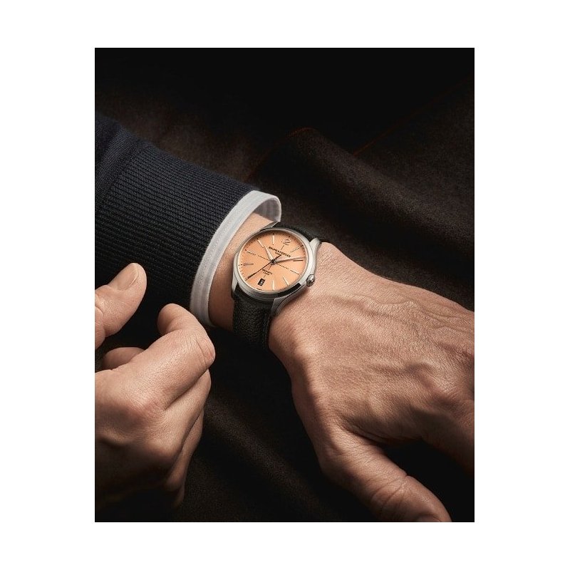 Baume&Mercier - Clifton 10778 - Acciaio - Quadrante Salmone