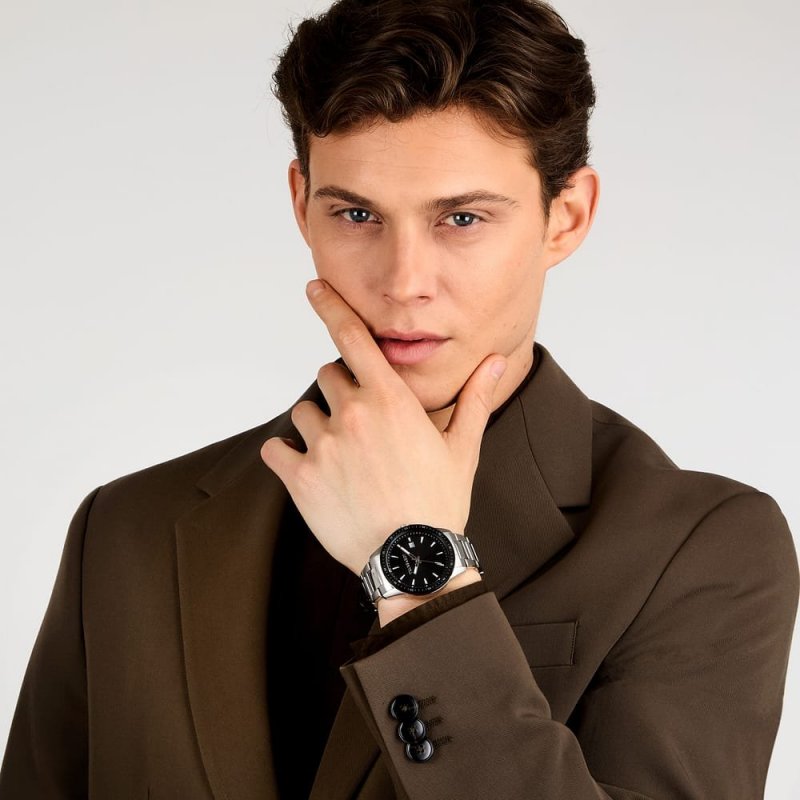 Trussardi - Orologio T-Hawk Uomo - Acciaio - Silver