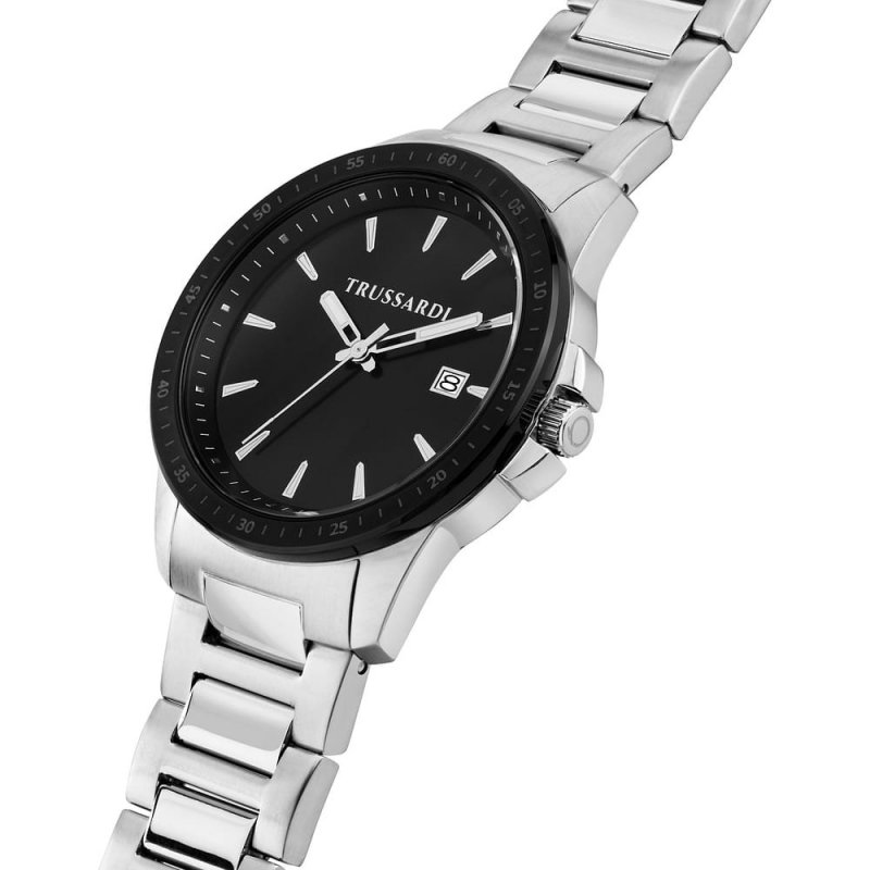 Trussardi - Orologio T-Hawk Uomo - Acciaio - Silver