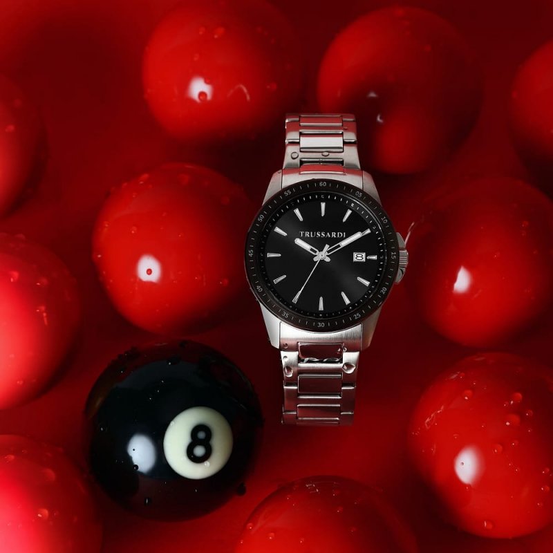 Trussardi - Orologio T-Hawk Uomo - Acciaio - Silver
