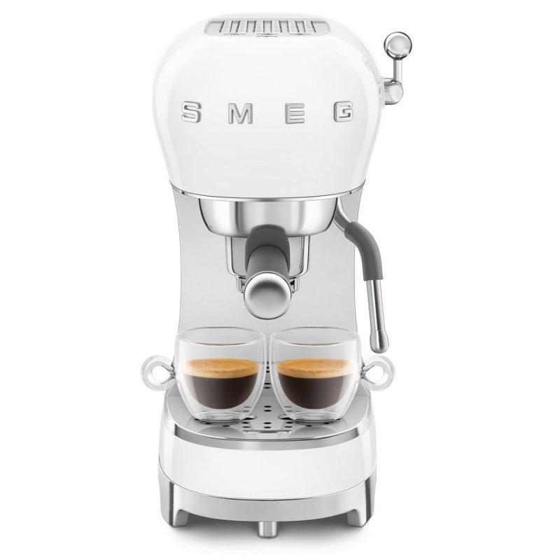 Smeg - Macchina Da Caffè Espresso Manuale - Bianco - 50'S Style