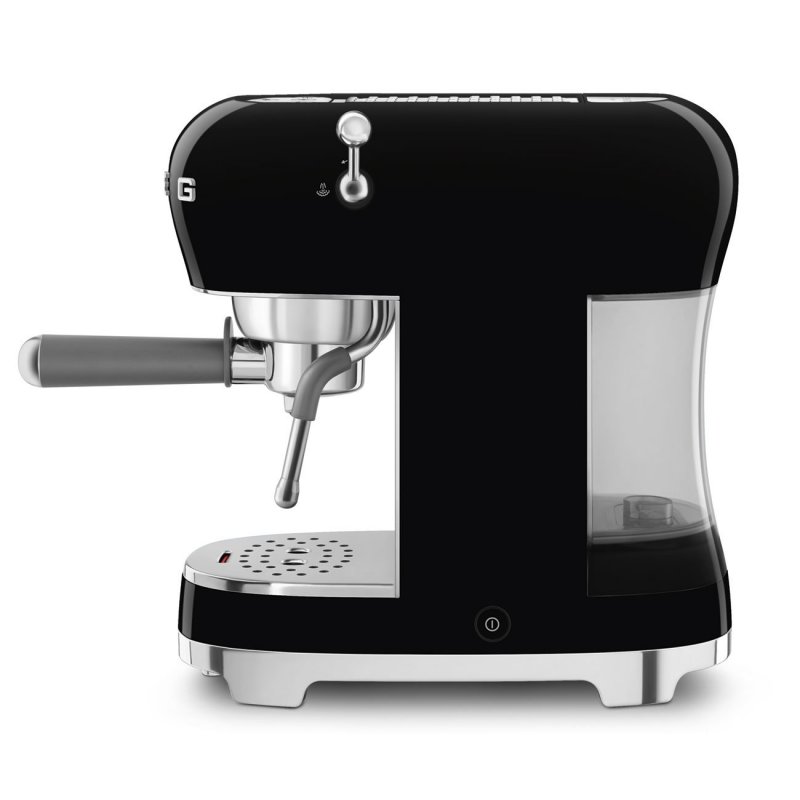 Smeg - Macchina Da Caffè Espresso Manuale - Nero - 50'S Style