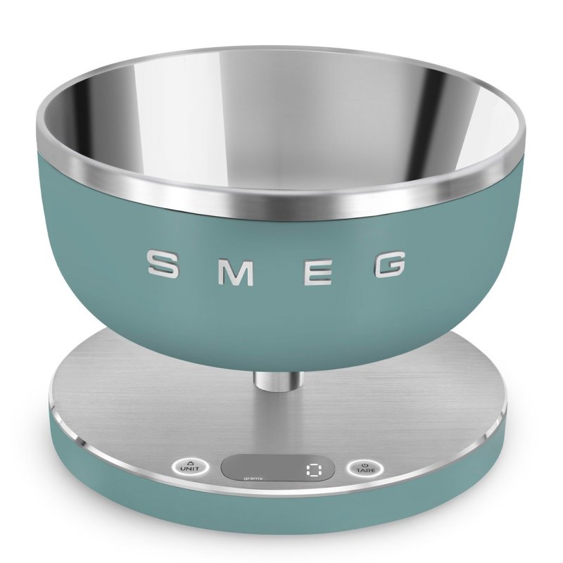 Smeg - Bilancia Da Cucina Digitale - Verde Smeraldo Opaca - Estetica