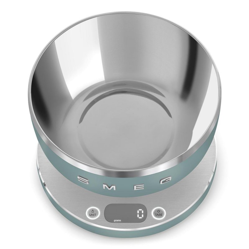 Smeg - Bilancia Da Cucina Digitale - Verde Smeraldo Opaca - Estetica