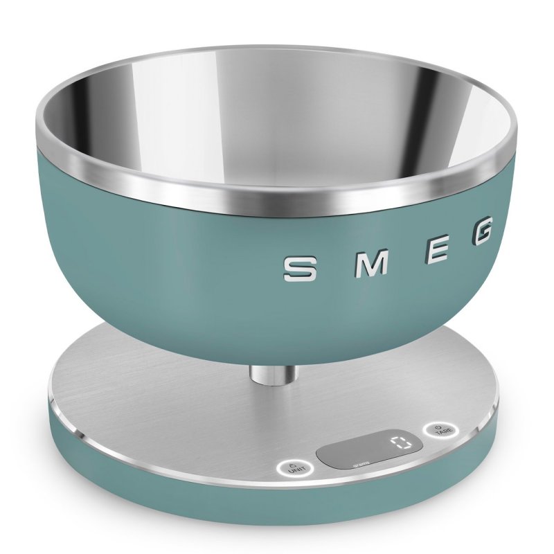Smeg - Bilancia Da Cucina Digitale - Verde Smeraldo Opaca - Estetica