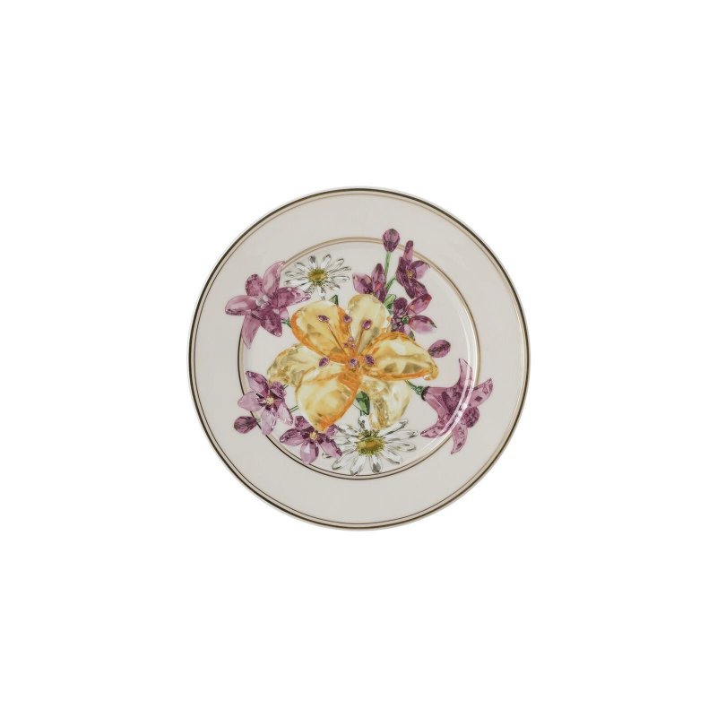 Rosenthal - Piatto Piano 18 Cm - Porcellana - Bouquet