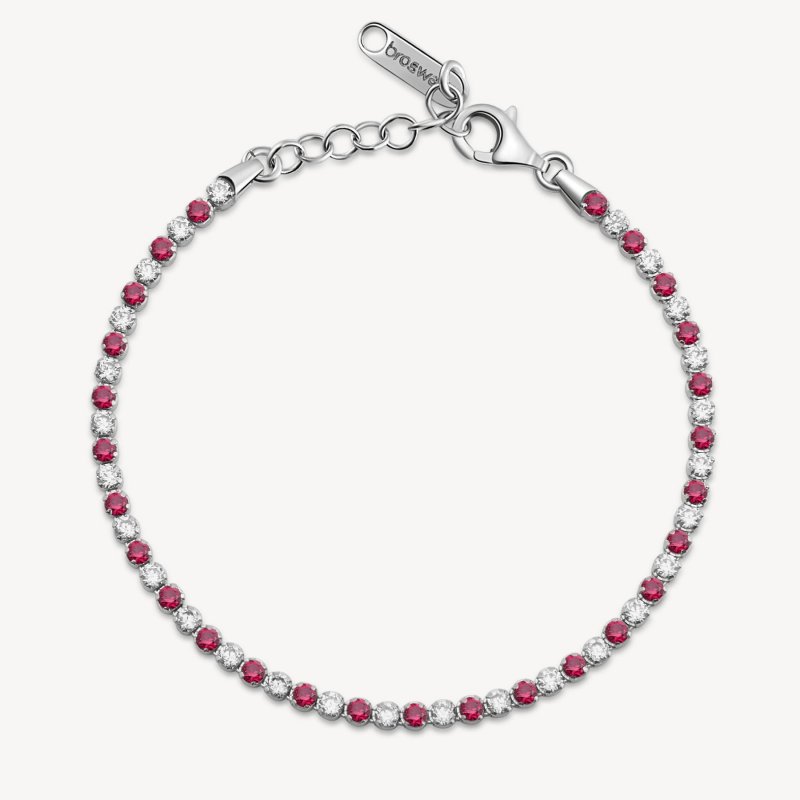 Brosway - Bracciale Fancy - Argento 925 - Zirconi Ruby
