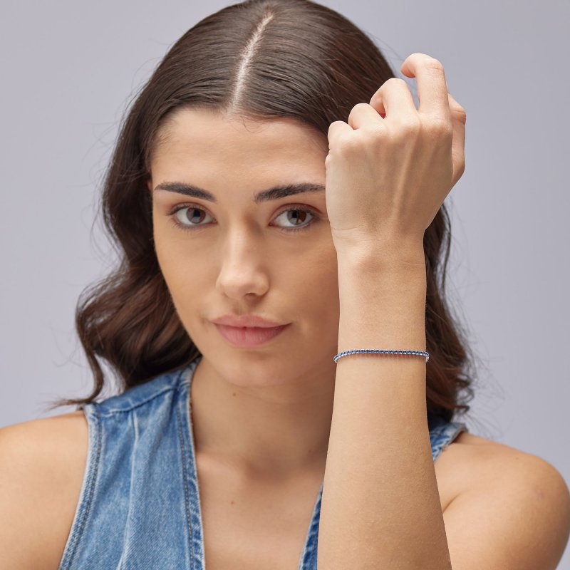 Brosway - Bracciale Desideri - Acciaio - Zirconi Light Sapphire