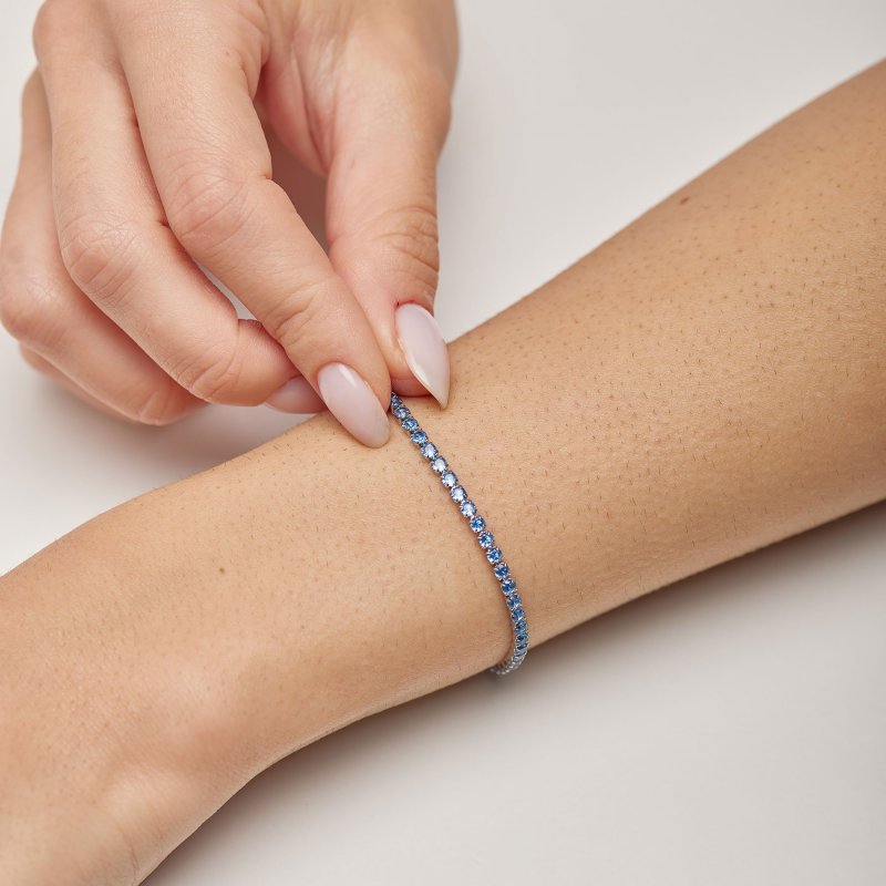 Brosway - Bracciale Desideri - Acciaio - Zirconi Light Sapphire