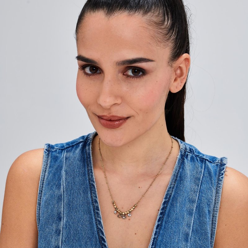Brosway - Collana Chakra Simboli - Acciaio - Oro
