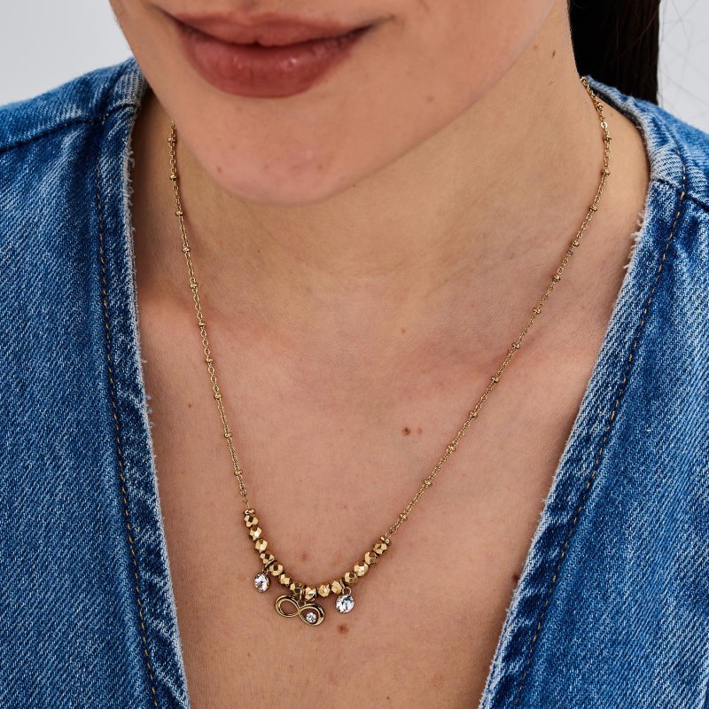 Brosway - Collana Chakra Simboli - Acciaio - Oro