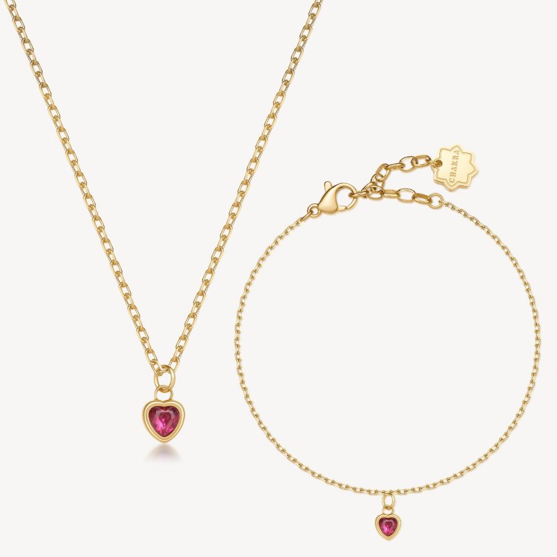 Brosway - Set Collana E Bracciale Chakra - Acciaio - Oro
