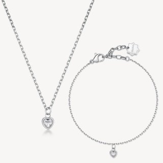Brosway - Set Collana E Bracciale Chakra - Acciaio - Cristalli