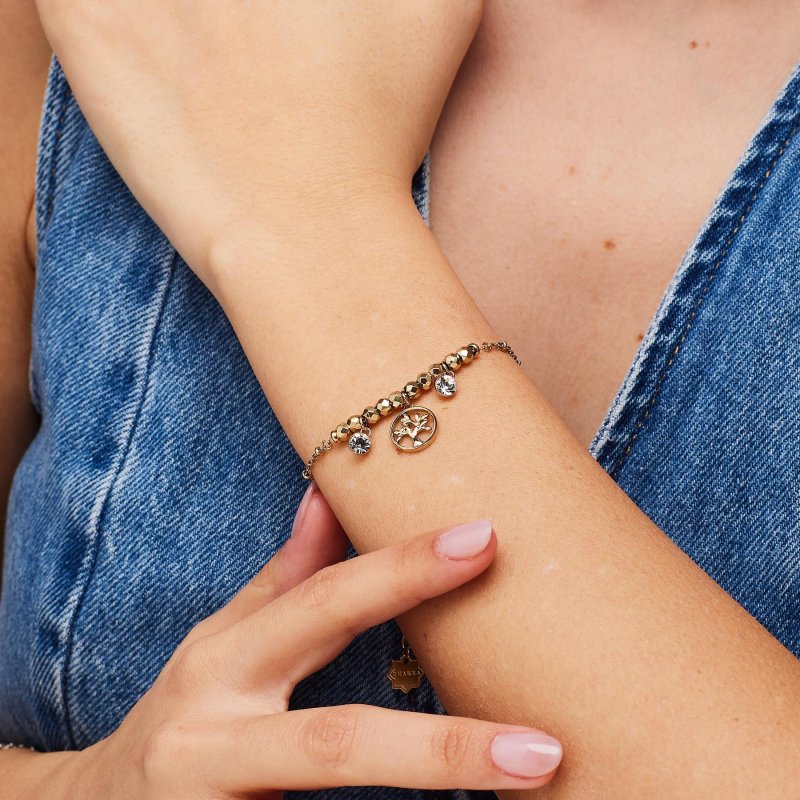Brosway - Bracciale Chakra Mistici - Acciaio - Oro 14K