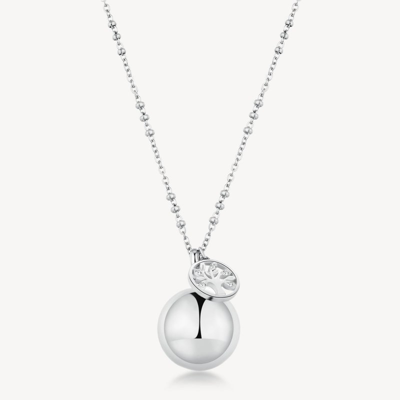 Brosway - Collana Chakra Famiglia - Acciaio - Cristalli