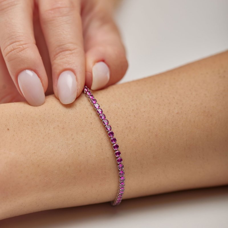 Brosway - Bracciale Desideri - Acciaio - Zirconi Ruby