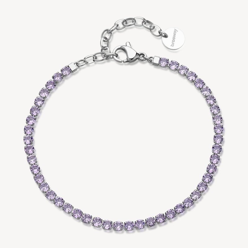 Brosway - Bracciale Desideri - Acciaio - Zirconi Amethyst