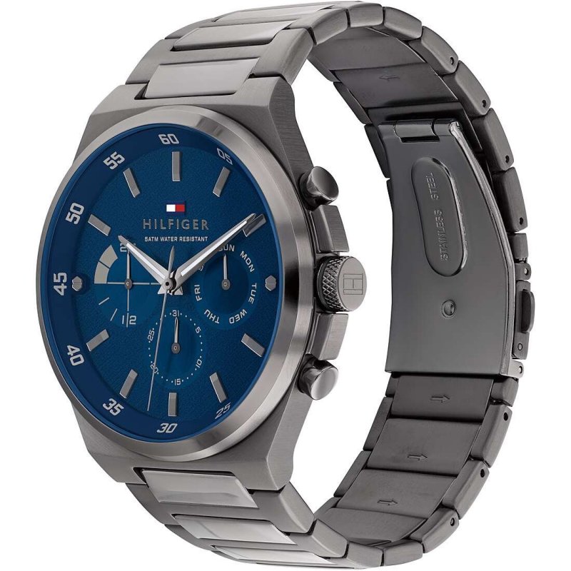 Tommy Hilfiger - Orologio Pippa - Uomo - Quadrante Blu - Acciaio