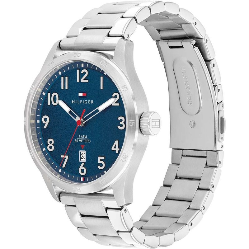 Tommy Hilfiger - Orologio Solo Tempo Uomo - Blu - Acciaio