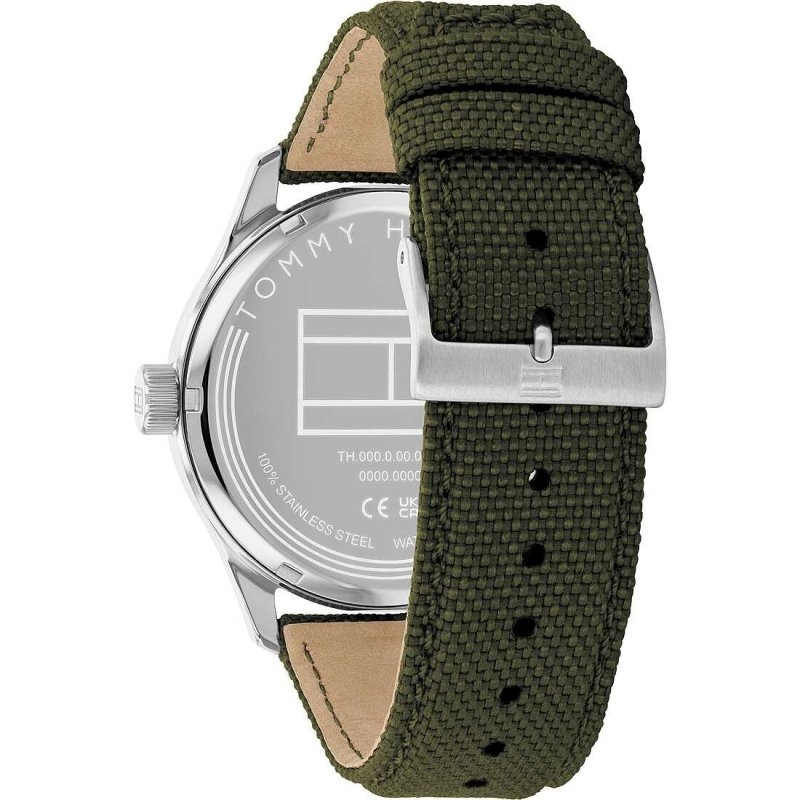 Tommy Hilfiger - Orologio Cronografo Uomo - Acciaio - Quadrante Nero