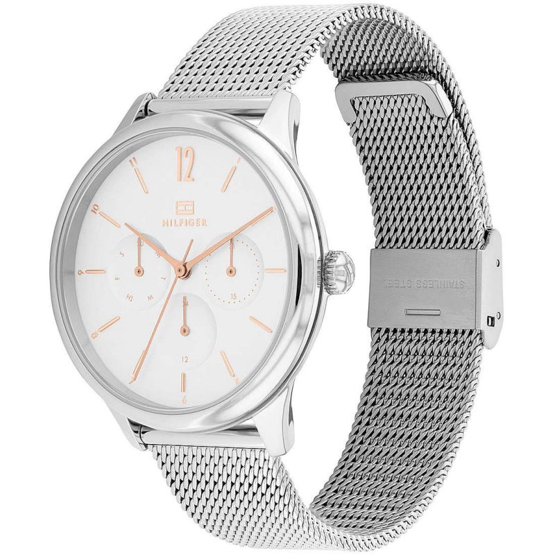 Tommy Hilfiger - Orologio Donna 1782456 - Acciaio - Quadrante Bianco