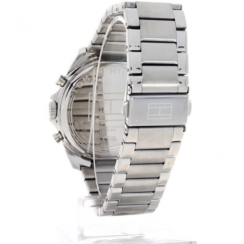 Tommy Hilfiger - Orologio Baker Uomo - Multifunzione - Blu - Acciaio