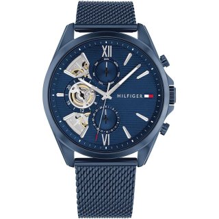 Tommy Hilfiger - Orologio Baker Uomo - Quadrante Blu - Acciaio