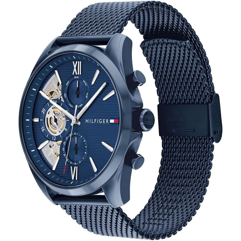 Tommy Hilfiger - Orologio Baker Uomo - Quadrante Blu - Acciaio