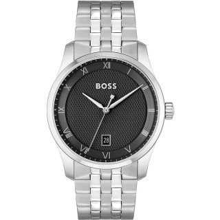 Hugo Boss - Orologio Principle - Uomo - Quadrante Nero - Acciaio
