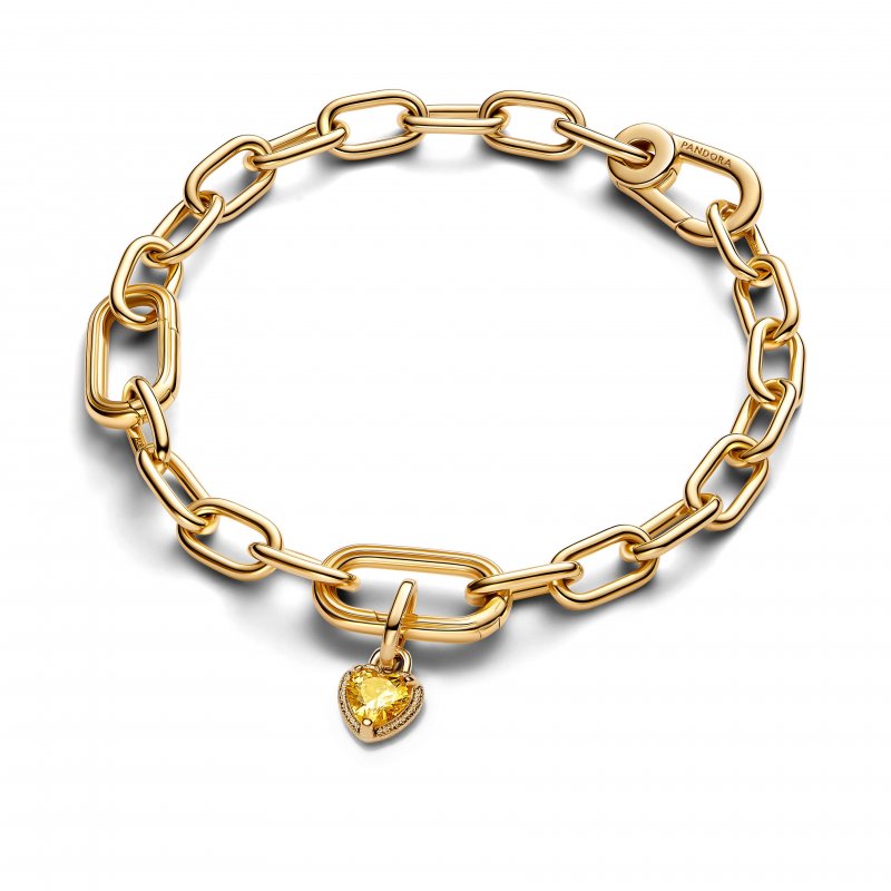 Charm Mini Pendente Gold Chakra Heart Pandora ME