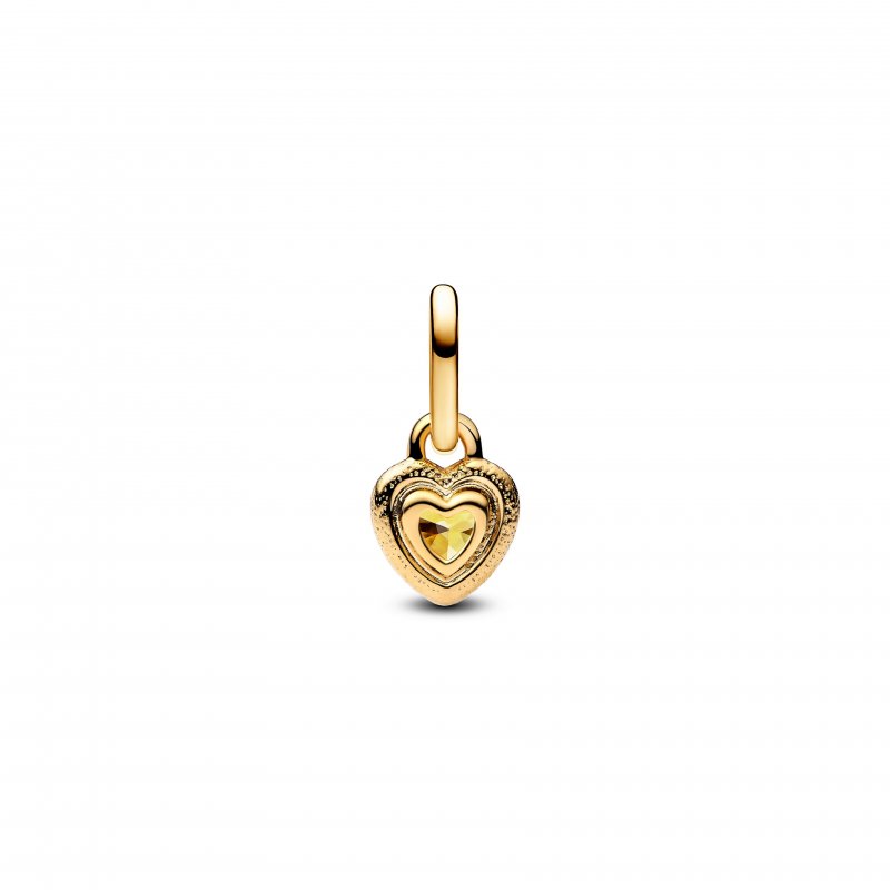 Charm Mini Pendente Gold Chakra Heart Pandora ME
