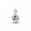 Charm Pendente Cerchio Eterno Turchese Dicembre