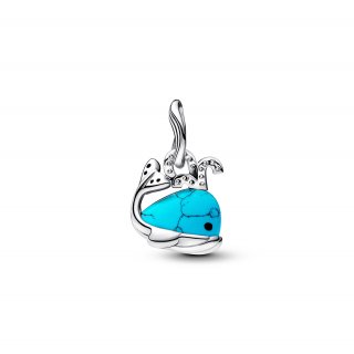 Charm Pendente Balena Turchese