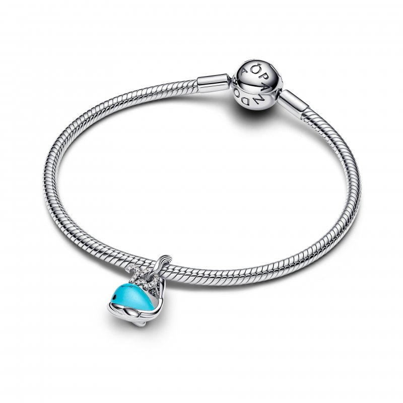 Charm Pendente Balena Turchese