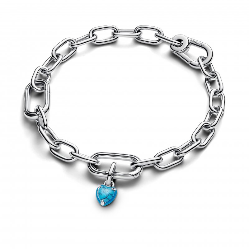 Charm Mini Pendente Turqoise Chakra Heart Pandora ME
