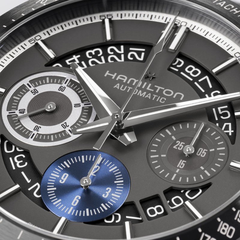 Hamilton - Jazzmaster Performer Autochrono - Acciaio - 42Mm