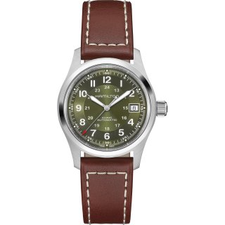 Hamilton - Khaki Field Auto 38Mm - Verde - Acciaio Inossidabile