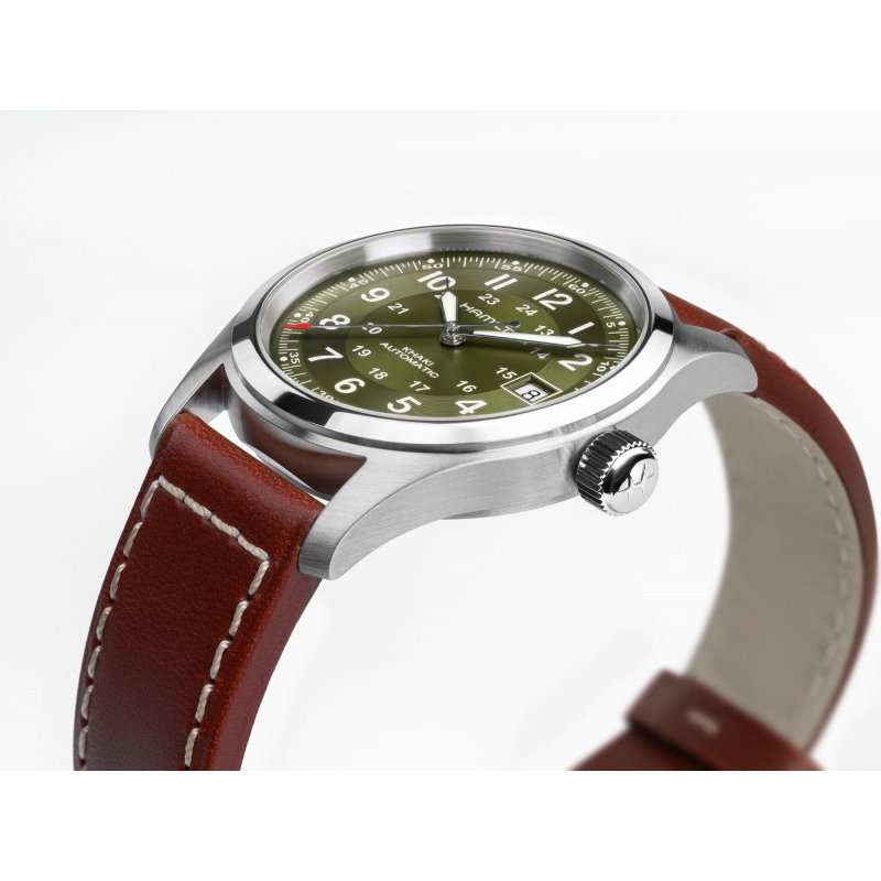 Hamilton - Khaki Field Auto 38Mm - Verde - Acciaio Inossidabile