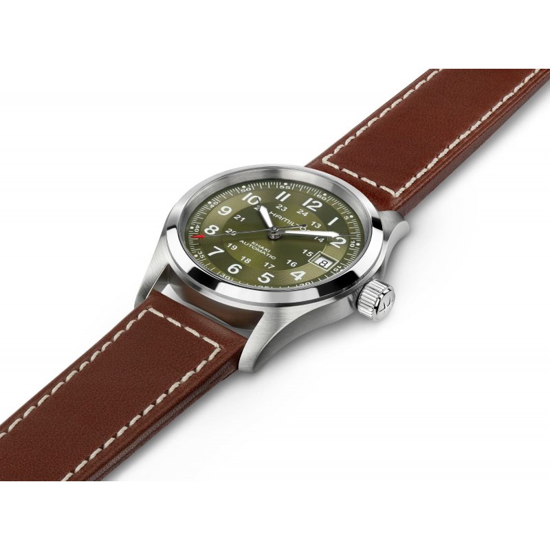 Hamilton - Khaki Field Auto 38Mm - Verde - Acciaio Inossidabile