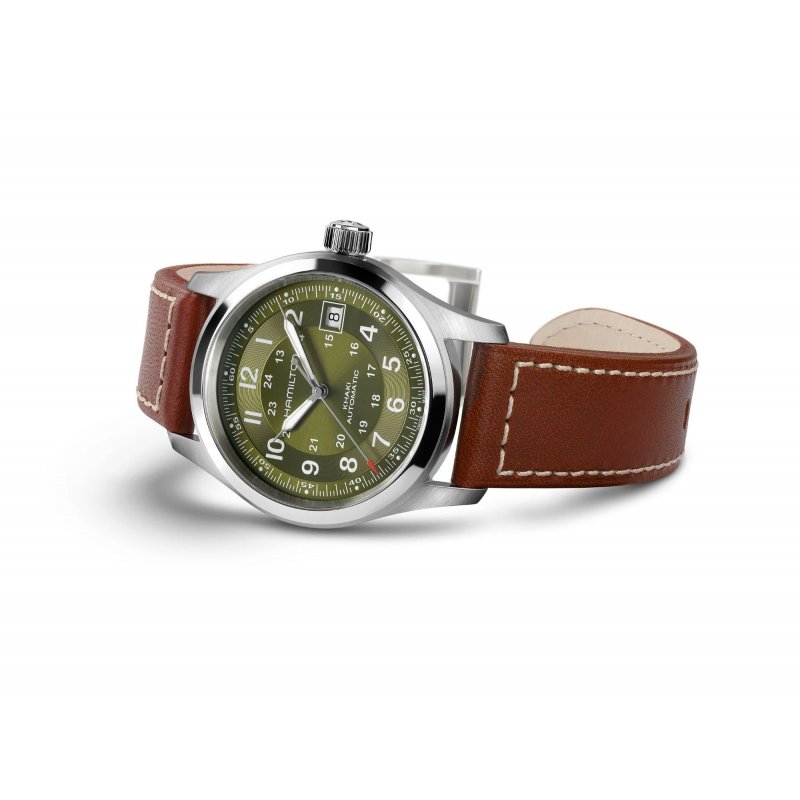 Hamilton - Khaki Field Auto 38Mm - Verde - Acciaio Inossidabile