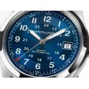 Hamilton - Khaki Field Auto 38Mm - Quadrante Blu - Acciaio