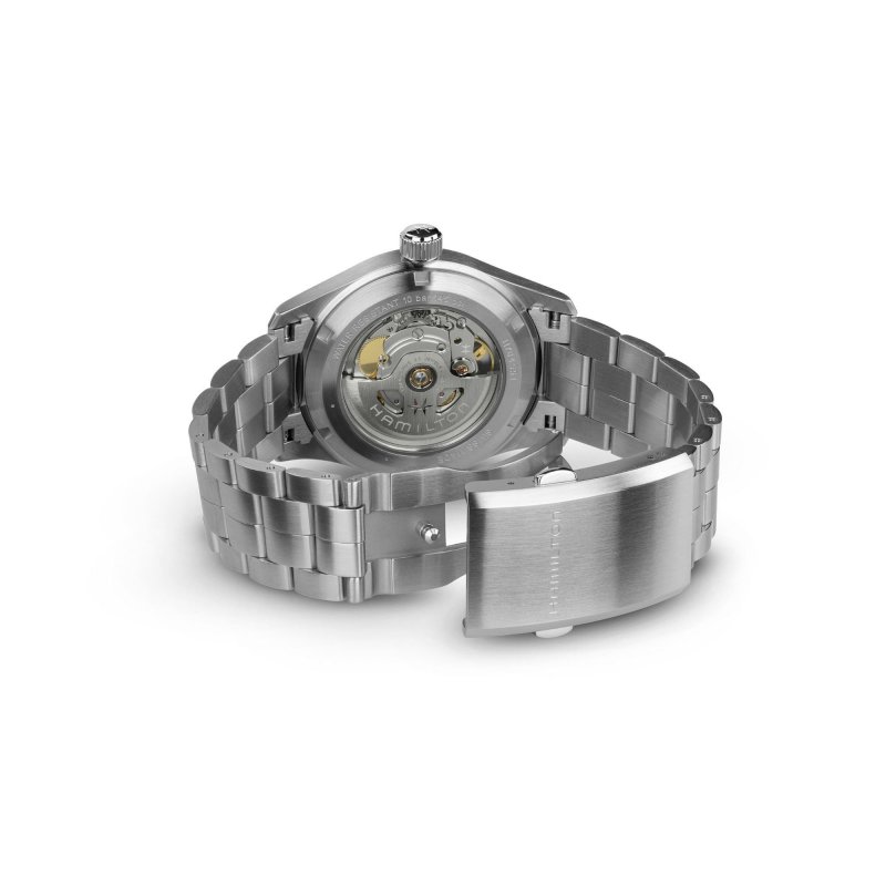 Hamilton - Khaki Field Auto 38Mm - Quadrante Blu - Acciaio